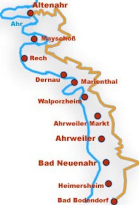 Unterkunft Am Rotweinwanderweg Bad Neuenahr-Ahrweiler Eksteriør billede